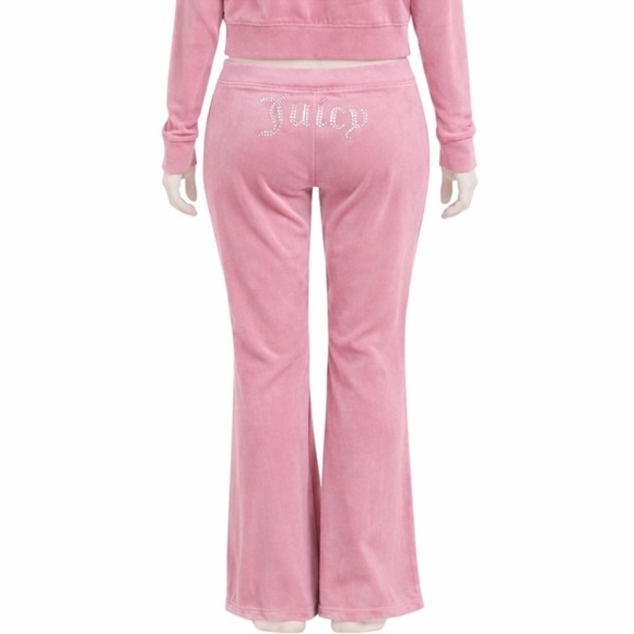 Juicy Couture Pants - Juicy Couture Pink Velour Lounge Pants